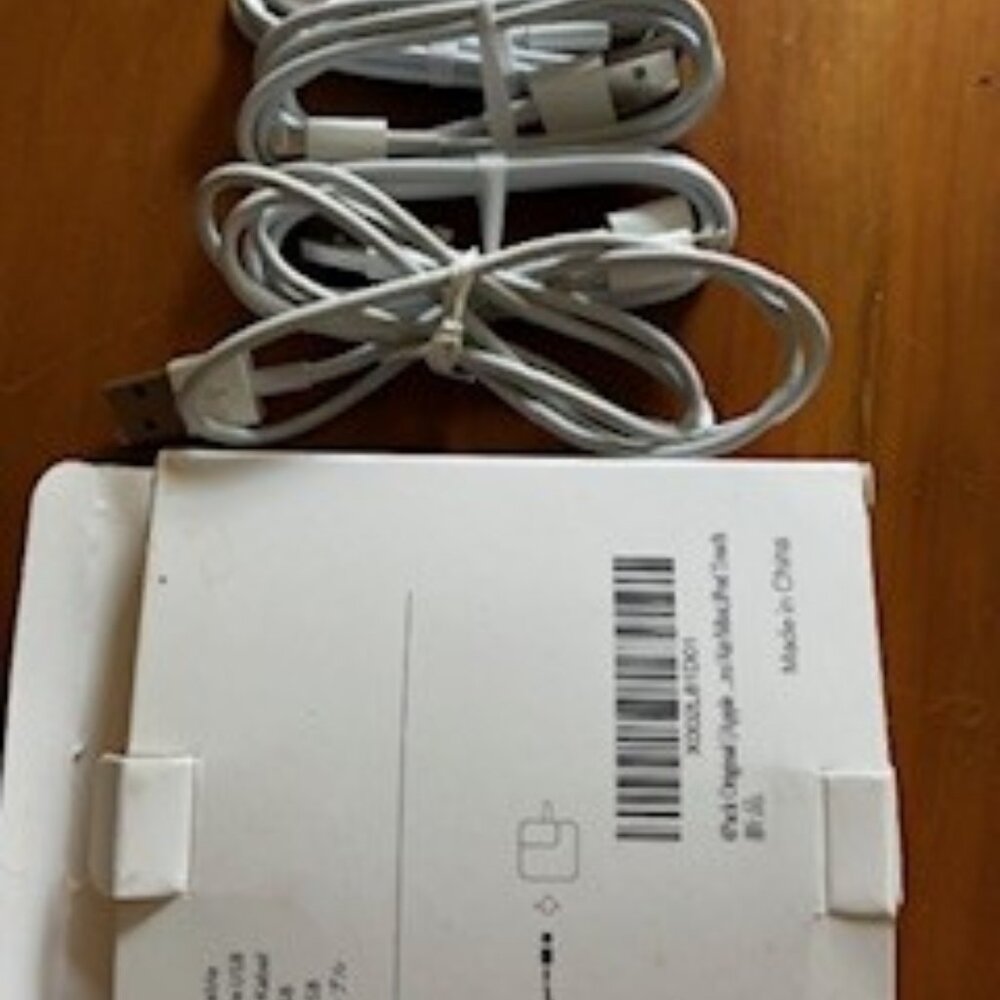 Lightening to USB Cables 1M, Never Used, Brand New!